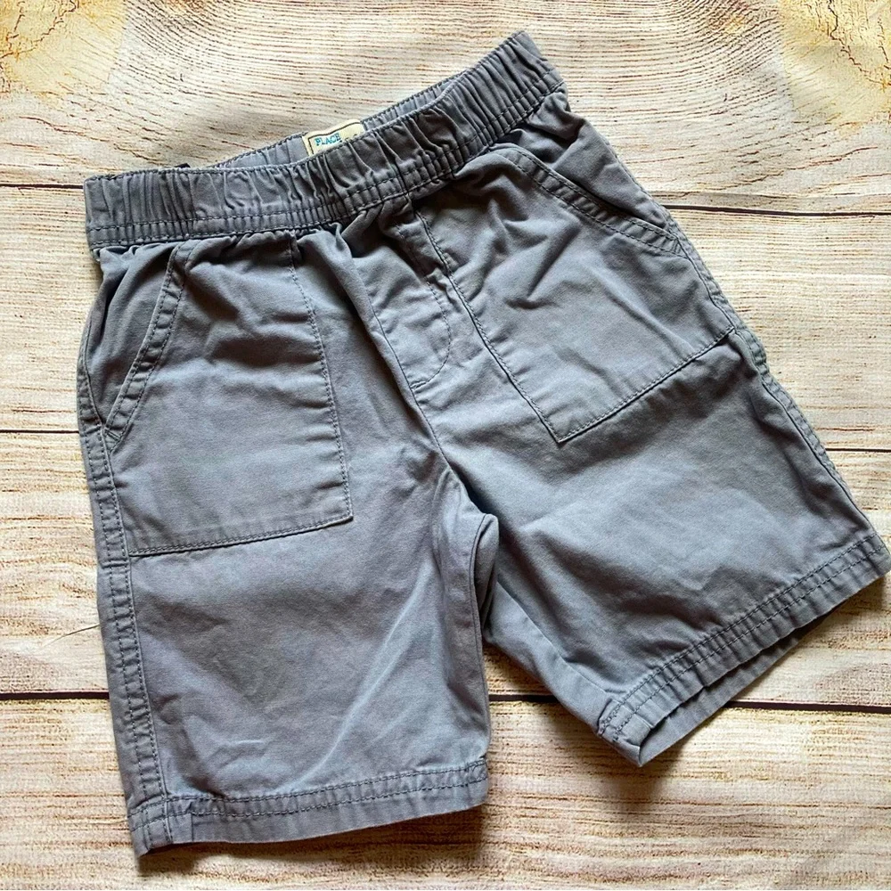 Children’s Place Pull-on Elastic Waist Shorts Boys Size 4T Gray